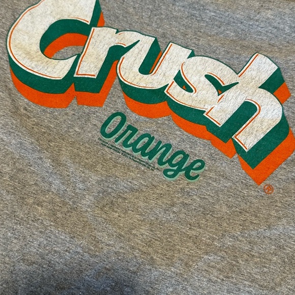 Orange Crush Soda Grey Graphic Tee. Heavy Cotton. Men’s Large. - Picture 6 of 9